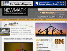 Tablet Screenshot of newmarkinvestment.com